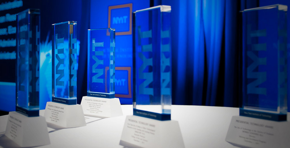 NYIT award trophies NYIT award trophies