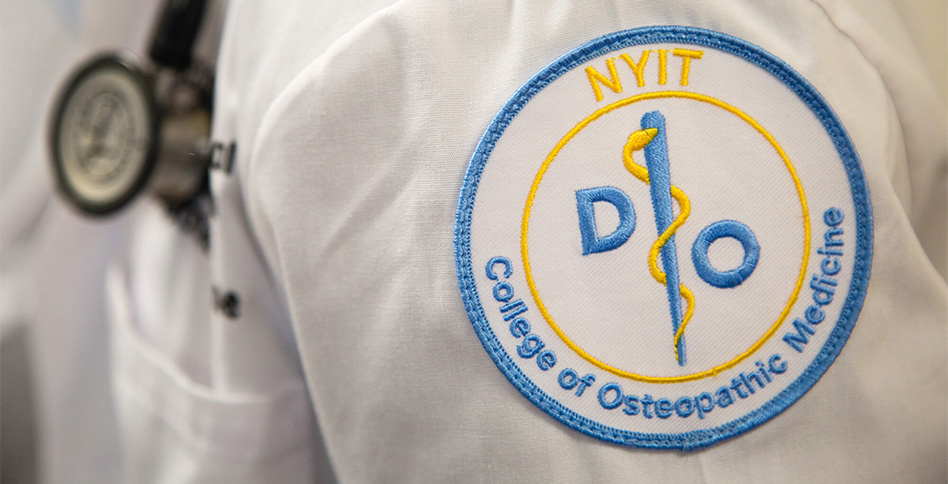 Embroidered NYITCOM lab coat patch